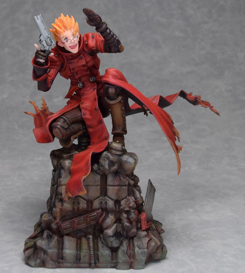 Trigun Badlands Rumble 1/6 Scale Pre-Painted Figure: Vash the Stampede Hold Up Ver. image 5