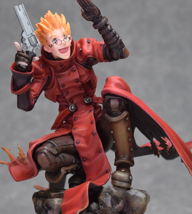 Trigun Badlands Rumble 1/6 Scale Pre-Painted Figure: Vash the Stampede Hold Up Ver. image 7