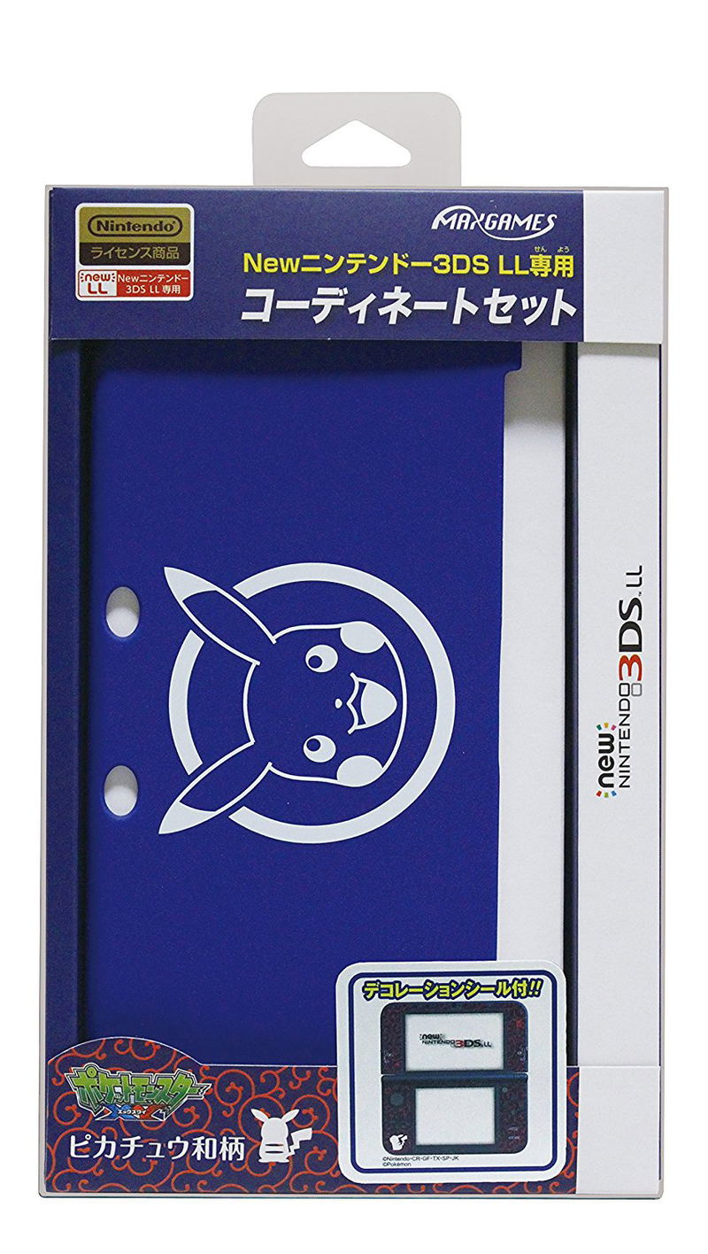 Coordinate Set for New 3DS LL (Pikachu Japanese Pattern) for New