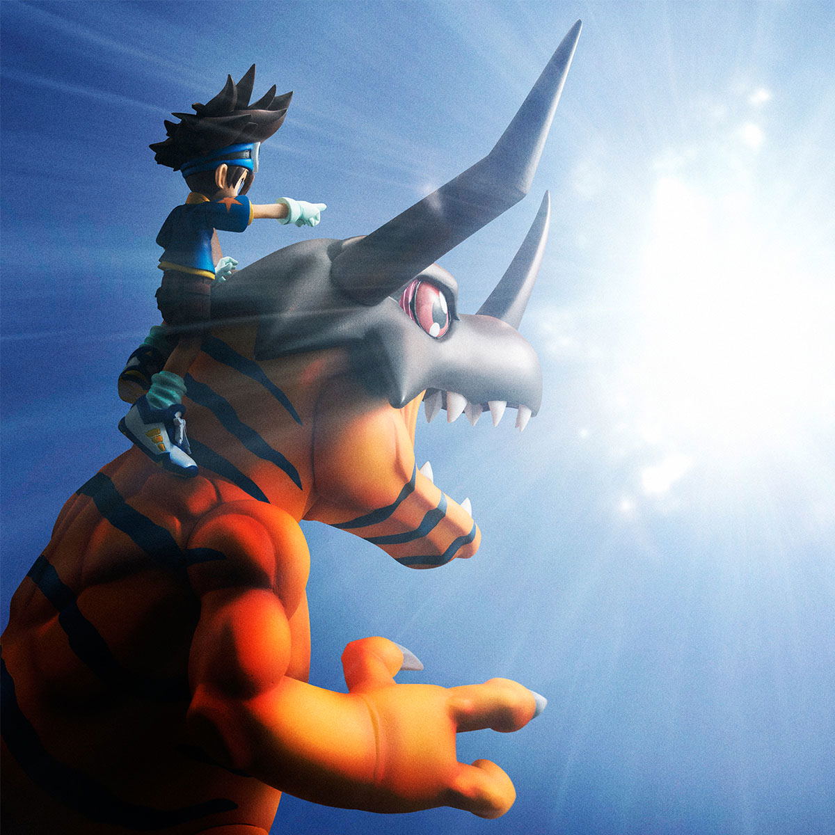 G.E.M. Series Digimon Adventure: Greymon & Taichi Yagami