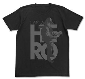 I Am A Hero T-shirt Black (M Size) [Re-run]_