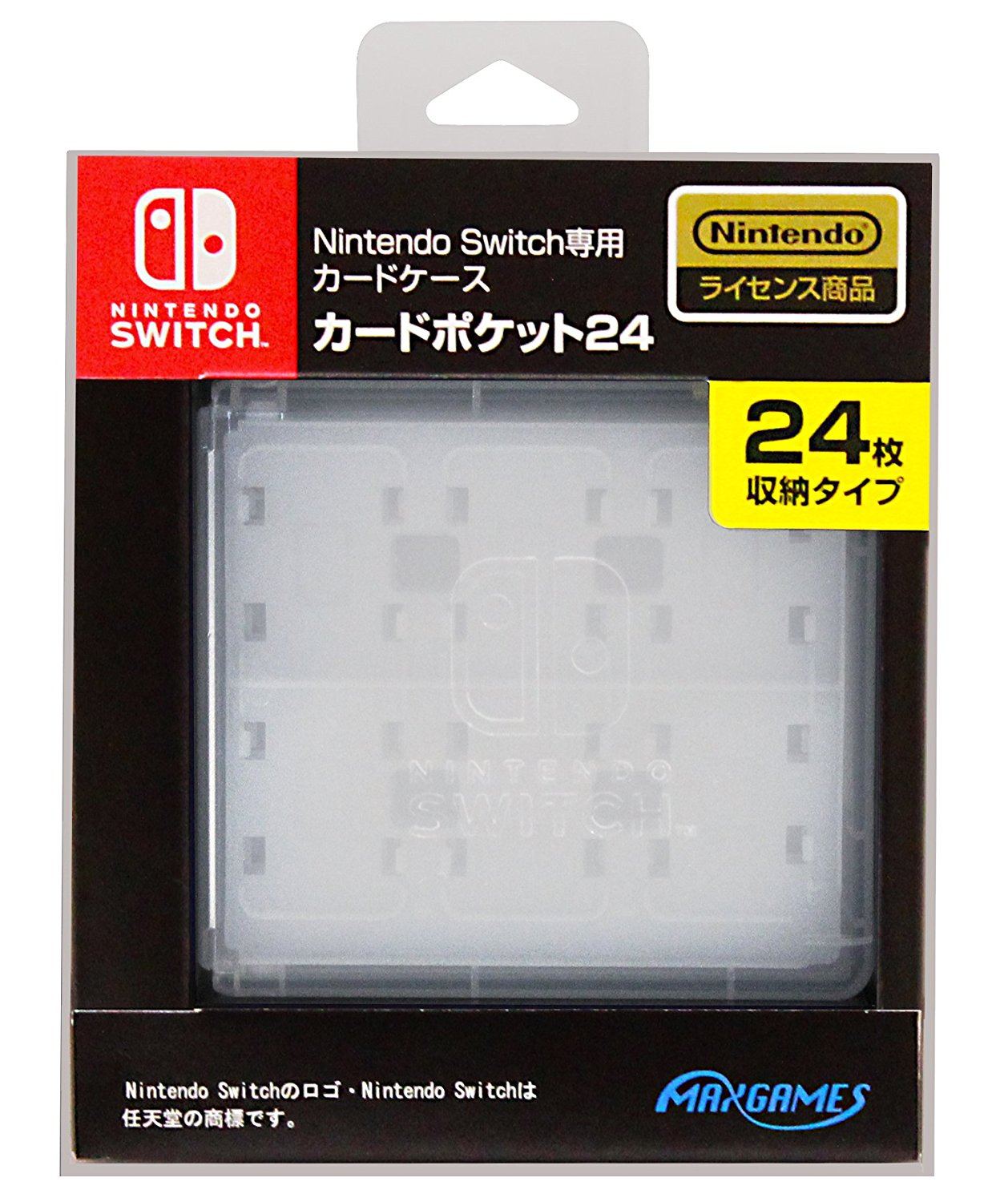 Nintendo Switch Card Case 24 (White) for Nintendo Switch