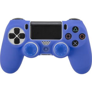 Silicon Cover Set for Dual Shock 4 (Clear Blue)_