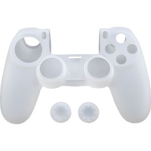 Silicon Cover Set for Dual Shock 4 (Clear White)_