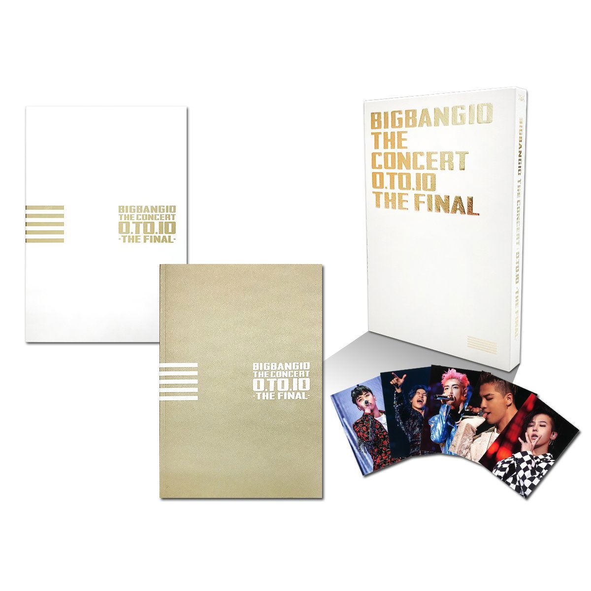 Bigbang10 The Concert: 0 To 10 - The Final- Deluxe Edition [4DVD+