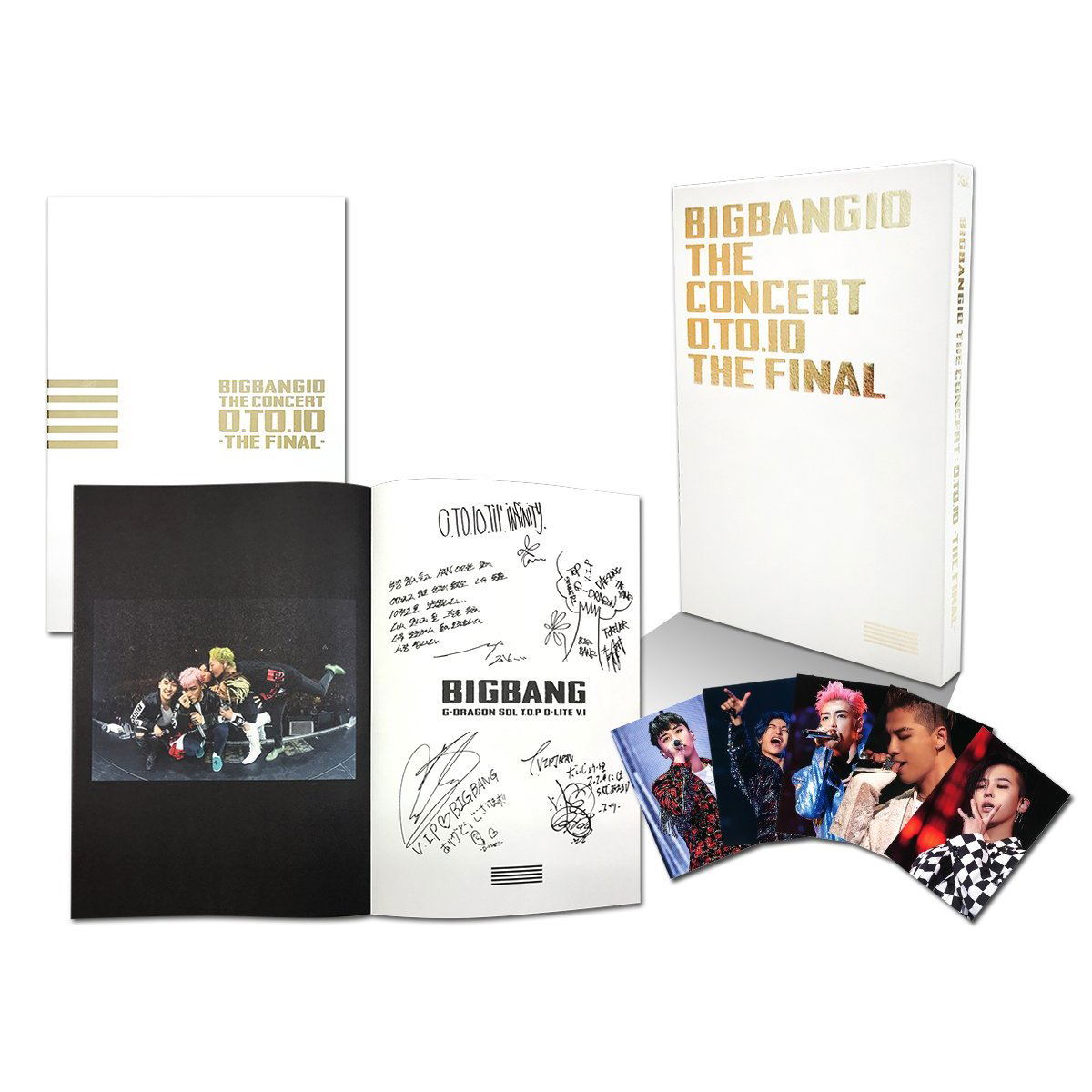 Bigbang10 The Concert: 0 To 10 - The Final- Deluxe Edition [4DVD+
