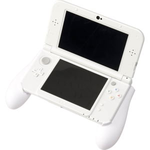 Rubber Coat Grip for New 3DS LL (White)_