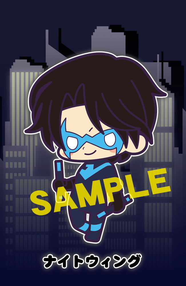 Rubber Strap Collection Batman Family (Set of 8 pieces)