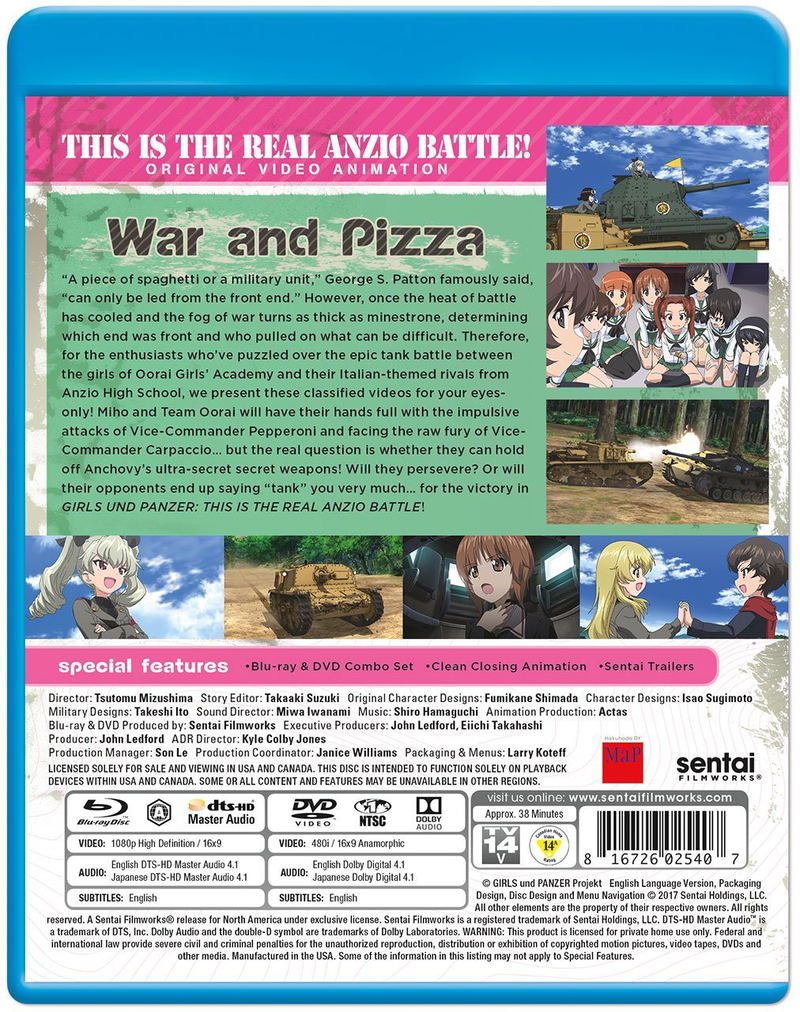 Girls und Panzer: This Is The Real Anzio Battle! OVA [Blu-ray+DVD] image 3