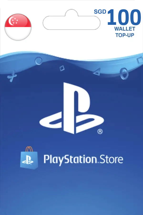 PSN Card 100 SGD Playstation Network Singapore digital