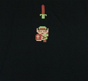 The Legend of Zelda Take This T-shirt Black (L Size)