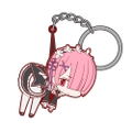 Re:Zero kara Hajimeru Isekai Seikatsu Tsumamare Keychain: Ram (Re-run) thumbnail 1