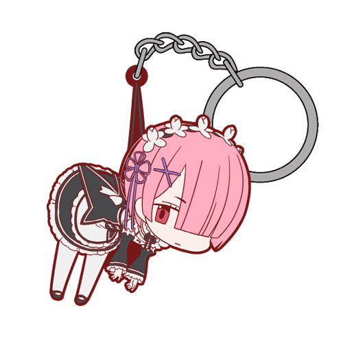 Re:Zero kara Hajimeru Isekai Seikatsu Tsumamare Keychain: Ram (Re-run) image 1