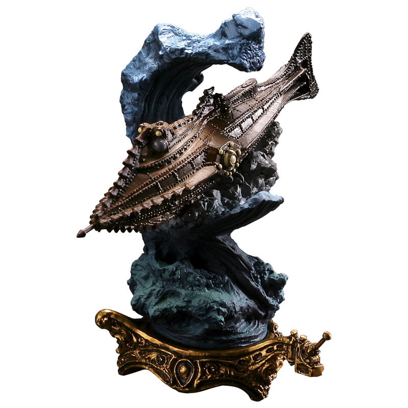Figure Complex Movie Revo Series No. 007 20000 Leagues Under the Sea: Nautilus Desktop & Mini Vignette Figure Set image 2