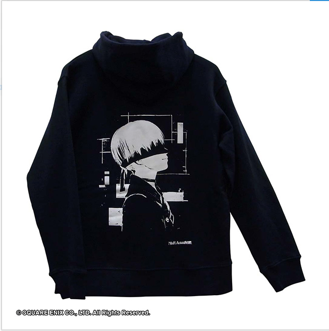 Nier Automata Hoodie (9S) Navy image 1