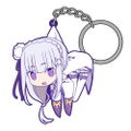 Re:Zero kara Hajimeru Isekai Seikatsu Tsumamare Keychain: Emilia (Re-run) thumbnail 1