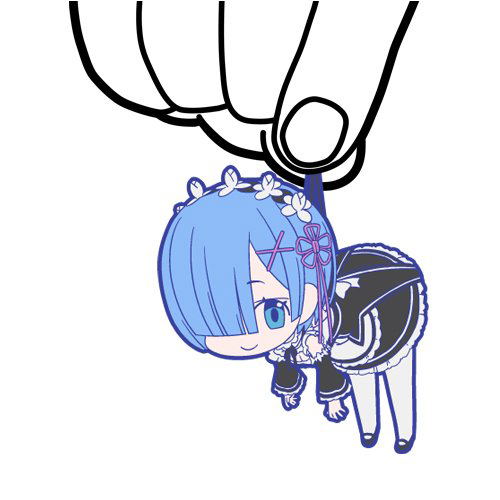 Re:Zero kara Hajimeru Isekai Seikatsu Tsumamare Keychain: Rem (Re-run) image 2