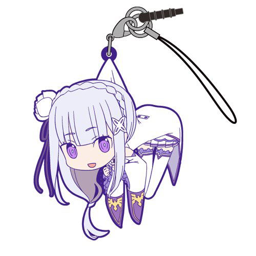 Re:Zero kara Hajimeru Isekai Seikatsu Tsumamare Strap: Emilia (Re-run) image 1
