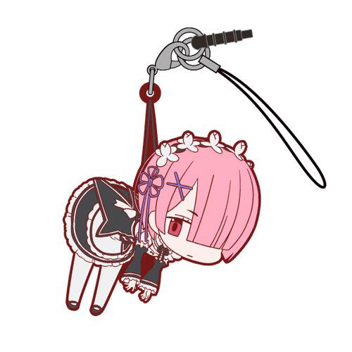 Re:Zero kara Hajimeru Isekai Seikatsu Tsumamare Strap: Ram (Re-run) image 1
