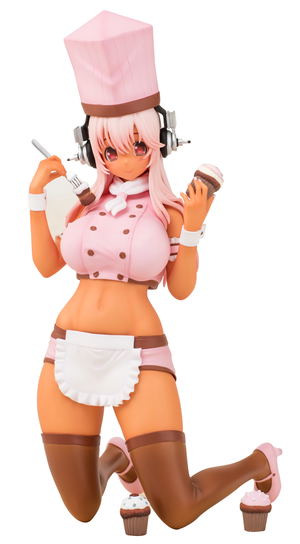 Super Sonico 1/6 Scale Pre-Painted Nama Figure: Super Sonico Fresh Figure Patissier Strawberry Choco Ver._