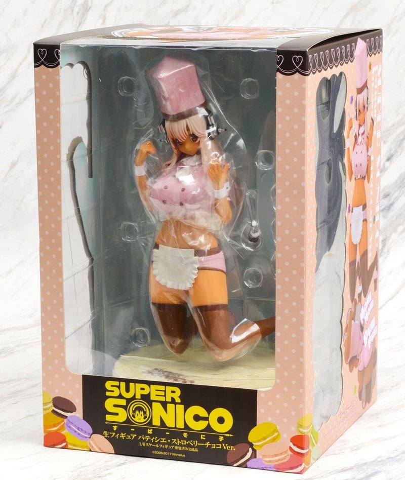 Super Sonico 1/6 Scale Pre-Painted Nama Figure: Super Sonico Fresh Figure Patissier Strawberry Choco Ver. image 4