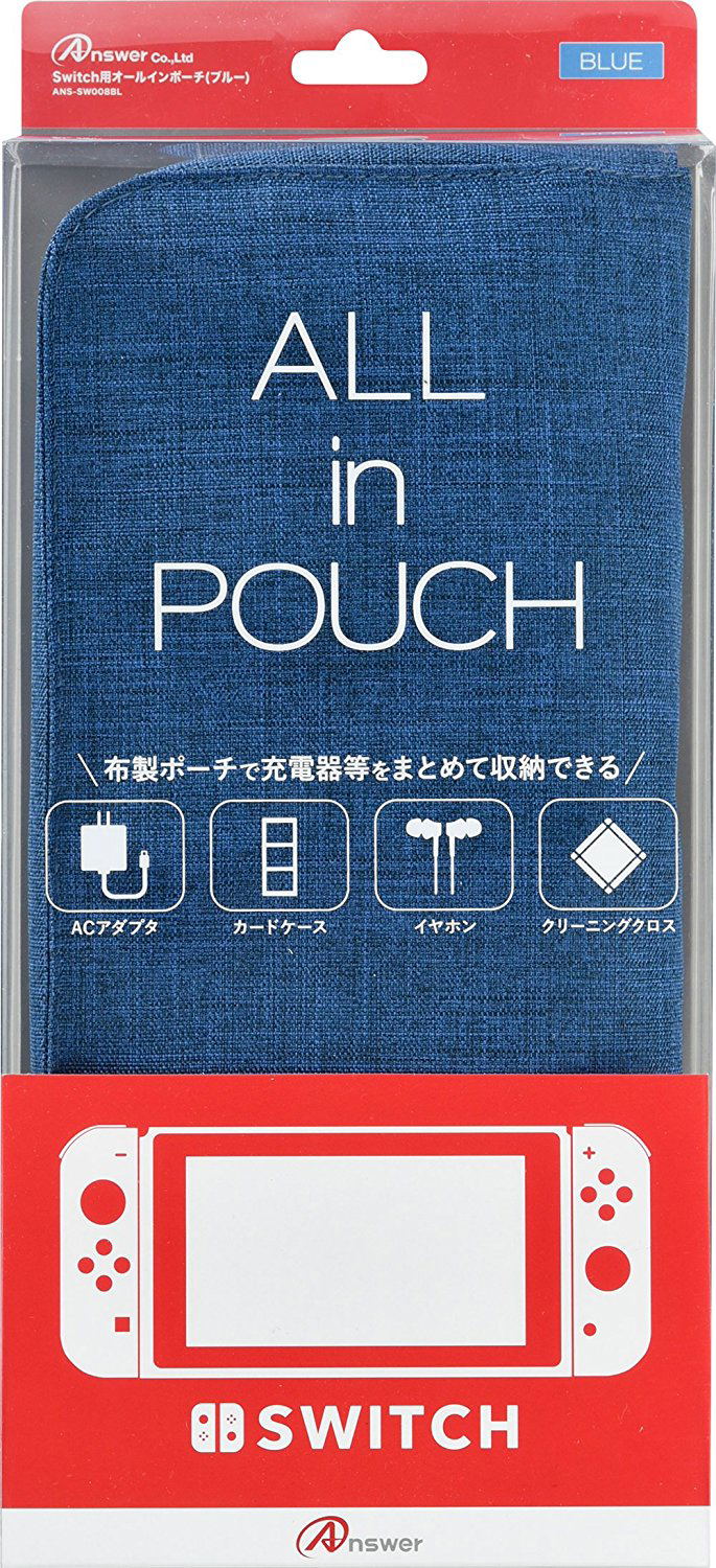 All in Pouch for Nintendo Switch (Blue) image 1