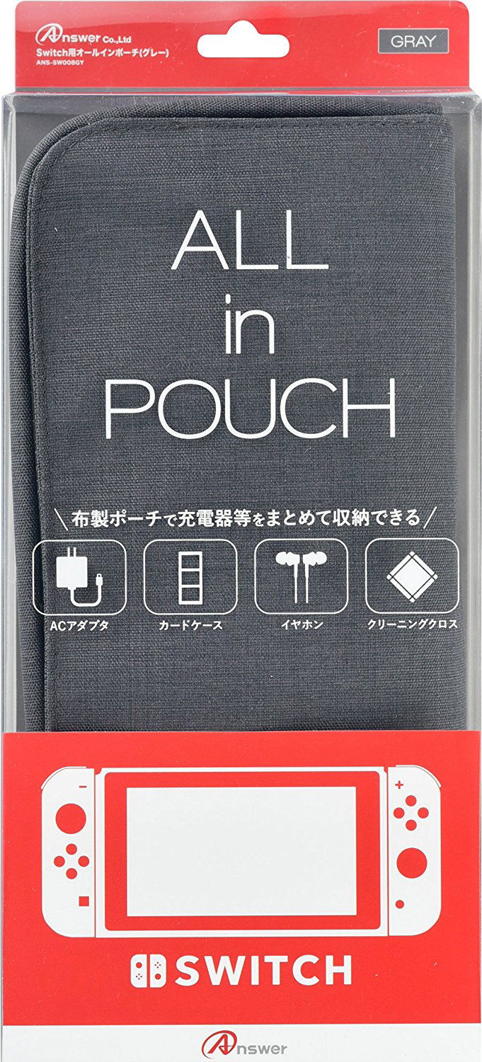 All in Pouch for Nintendo Switch (Grey) image 1