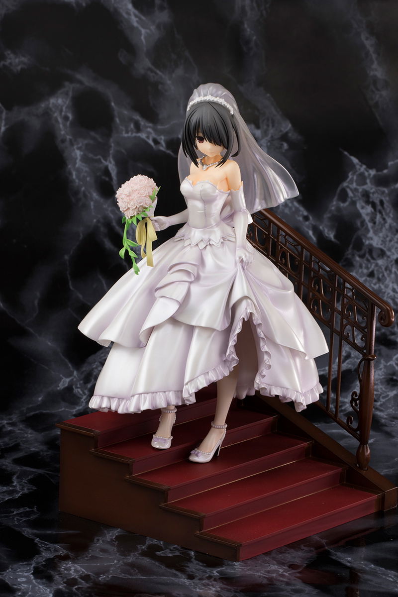 Date A Live 1/7 Scale Pre-Painted Figure: Tokisaki Kurumi Wedding Ver. image 2