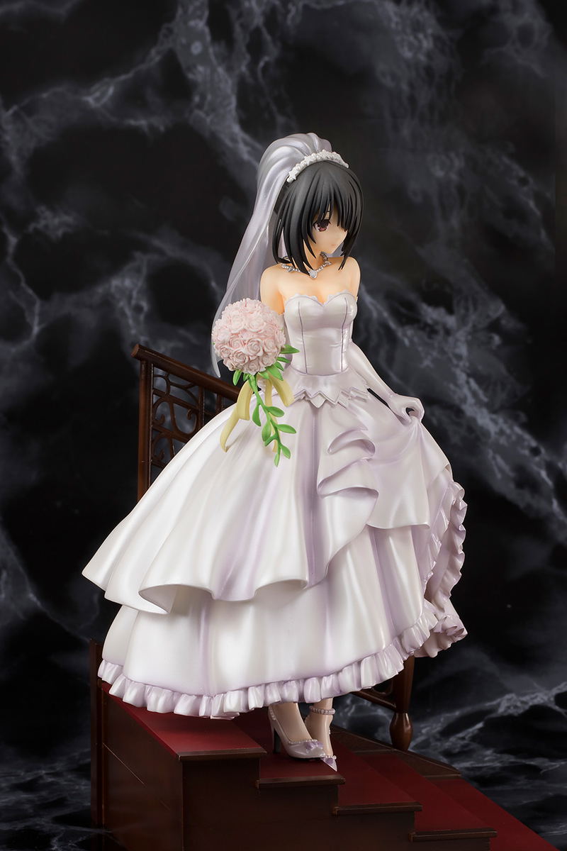 Date A Live 1/7 Scale Pre-Painted Figure: Tokisaki Kurumi Wedding Ver. image 3