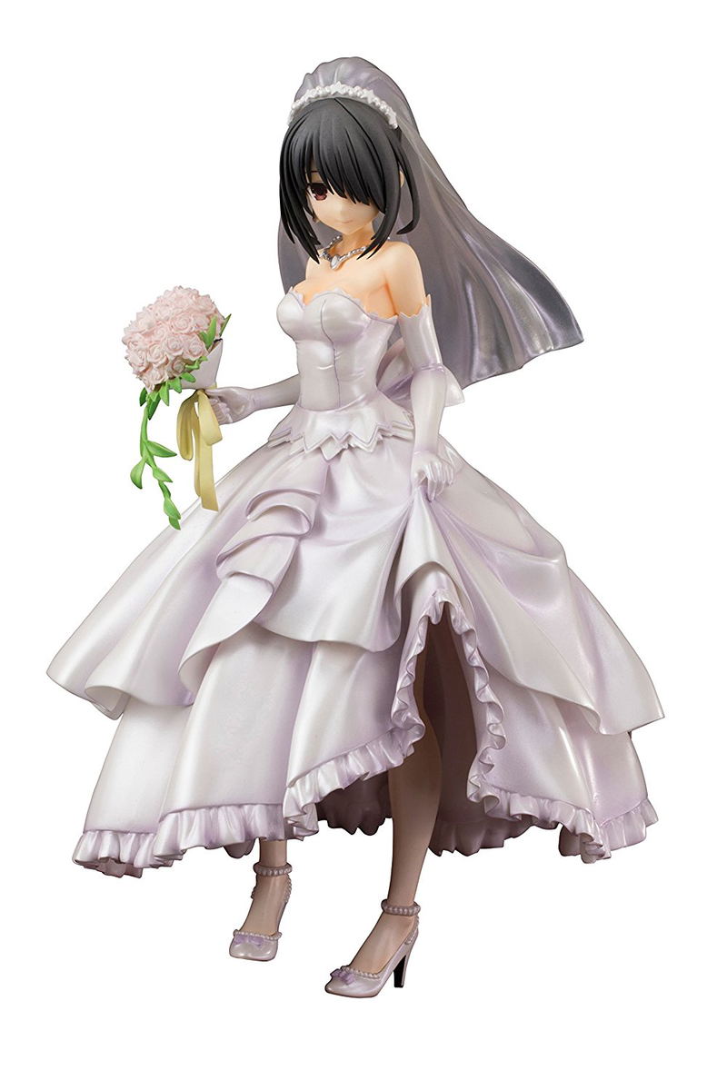 Date A Live 1/7 Scale Pre-Painted Figure: Tokisaki Kurumi Wedding Ver. image 1