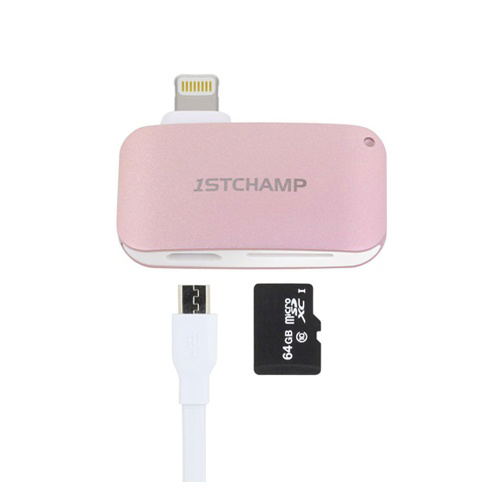 First Champion Lightning Card Reader (Rose) image 1