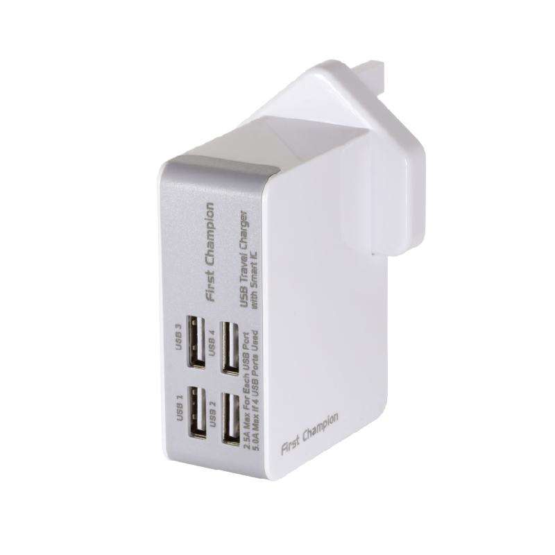First Champion Universal Travel Chargers with Smart IC (5.0A)