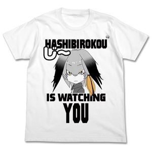 Kemono Friends Hashibirokou Is Watching You T-shirt White (L Size)_