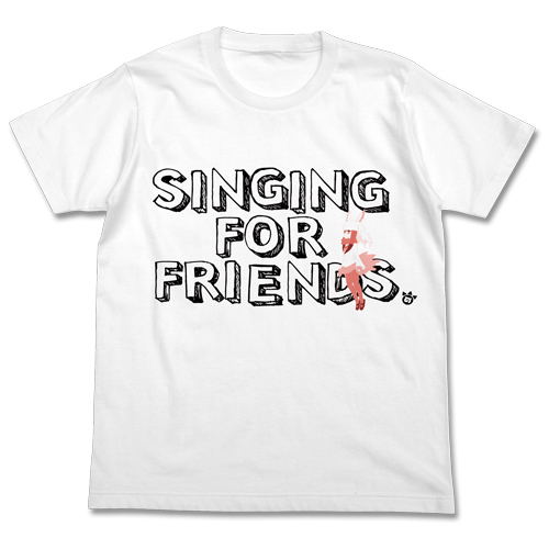 Kemono Friends Singing Toki T-shirt White (L Size) image 1