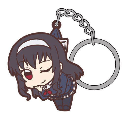 Saekano: How to Raise a Boring Girlfriend Tsumamare Keychain: Kasumigaoka Utaha Flat Ver. (Re-run) image 1
