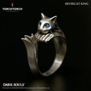 Dark Souls × TORCH TORCH / Ring Collection: Silvercat Ring Men's L / 21_