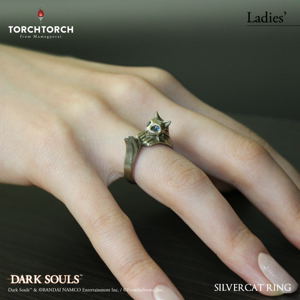 Dark Souls × TORCH TORCH / Ring Collection: Silvercat Ring Women / 9