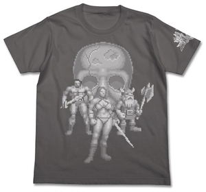 Golden Axe Player T-shirt Medium Gray (S Size)_