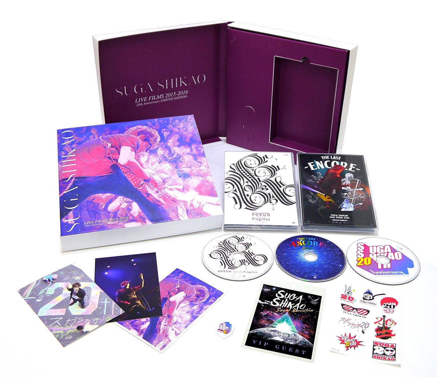 ☆新品未使用☆ スガ シカオ/LIVE FILMS 2015-2016 Shikao Suga Live Films 2015-2016 - 20th Anniversary Limited