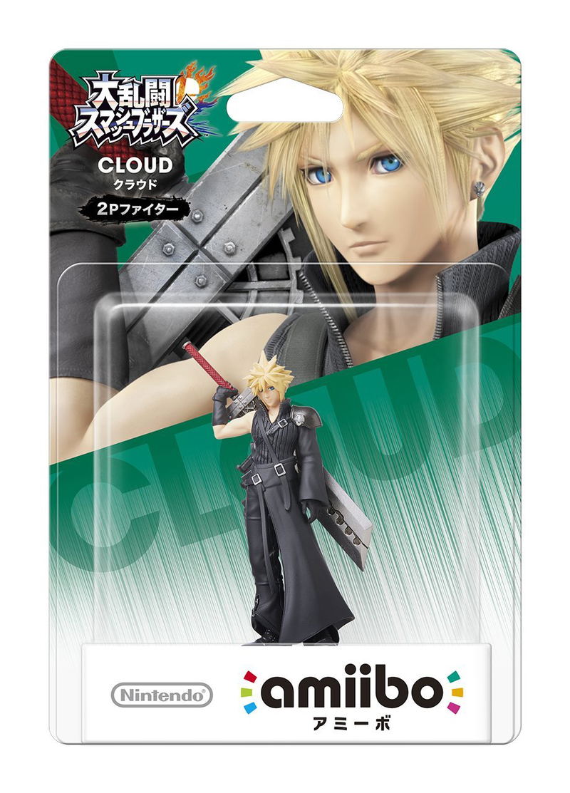 amiibo Super Smash Bros. Series Figure: 2P Fighter (Cloud) image 1