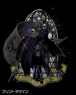 Fate/Grand Order Joan Of Arc T-shirt Black (L Size)
