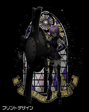 Fate/Grand Order Mashu Kyrielite T-shirt Black (L Size)