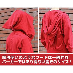 Itemya Wizard Zipper Hoodie Plain Stitch Ver. Red (M Size)