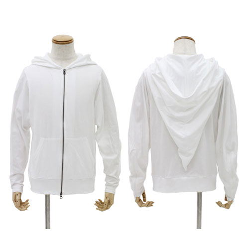 Itemya Wizard Zipper Hoodie Plain Stitch Ver. White (XL Size) image 2