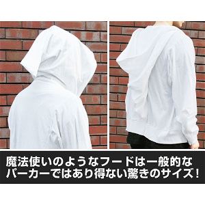 Itemya Wizard Zipper Hoodie Plain Stitch Ver. White (XL Size)