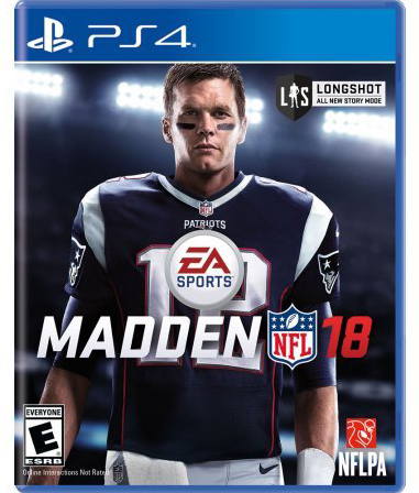 Madden NFL 19 PS4 Rates E Video Game Football EA Sports Sony PlayStation 4