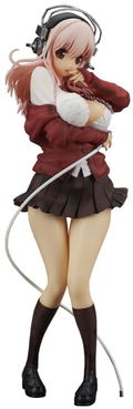 Super Sonico 1/6 Scale Pre-Painted Figure: Super Sonico Nuresuke Photo Session Winter Coordinate Ver. thumbnail 1