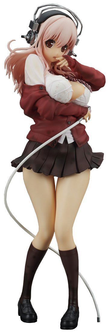 Super Sonico 1/6 Scale Pre-Painted Figure: Super Sonico Nuresuke Photo Session Winter Coordinate Ver. image 1