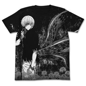 Tokyo Ghoul Ken Kaneki All Print T-shirt Black (S Size)_