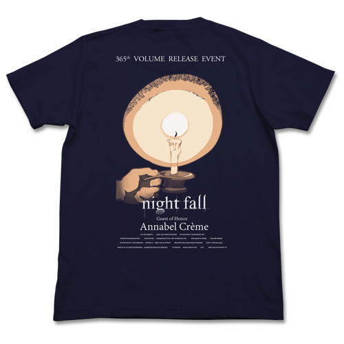 Little Witch Academia - Night Fall T-shirt Navy (S Size) image 2